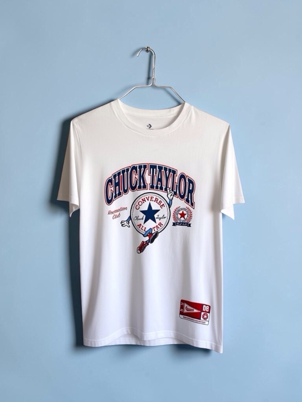 Chuck Taylor Converse White Graphic Short Sleeve Tee NWOT